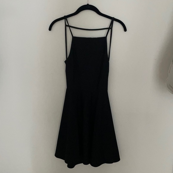 Oh My Love Dresses & Skirts - Black Backless Skater Dress